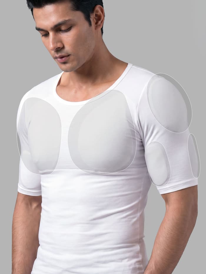 DaMENSCH FORM Physiq Padded Chest & Bicep Vest Titan White