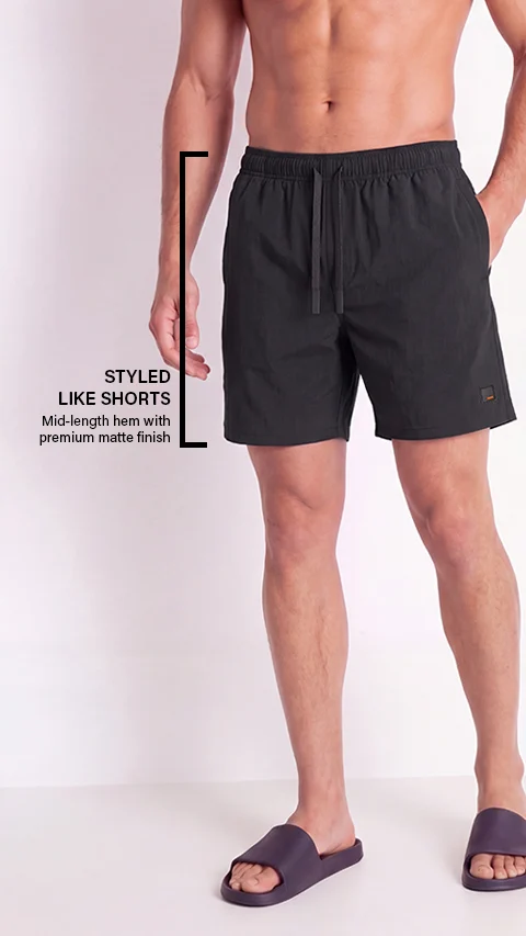 DaAqua Swim Shorts Drift Black