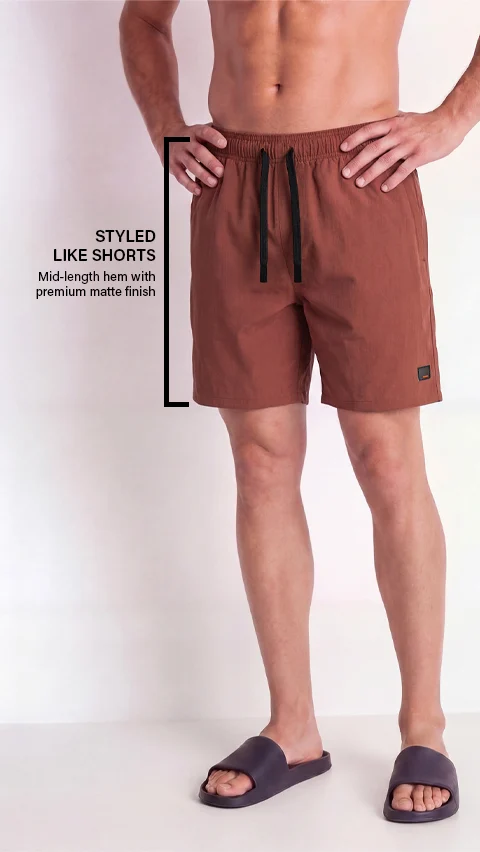 DaAqua Swim Shorts Shack Red