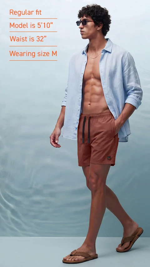 DaAqua Swim Shorts Shack Red