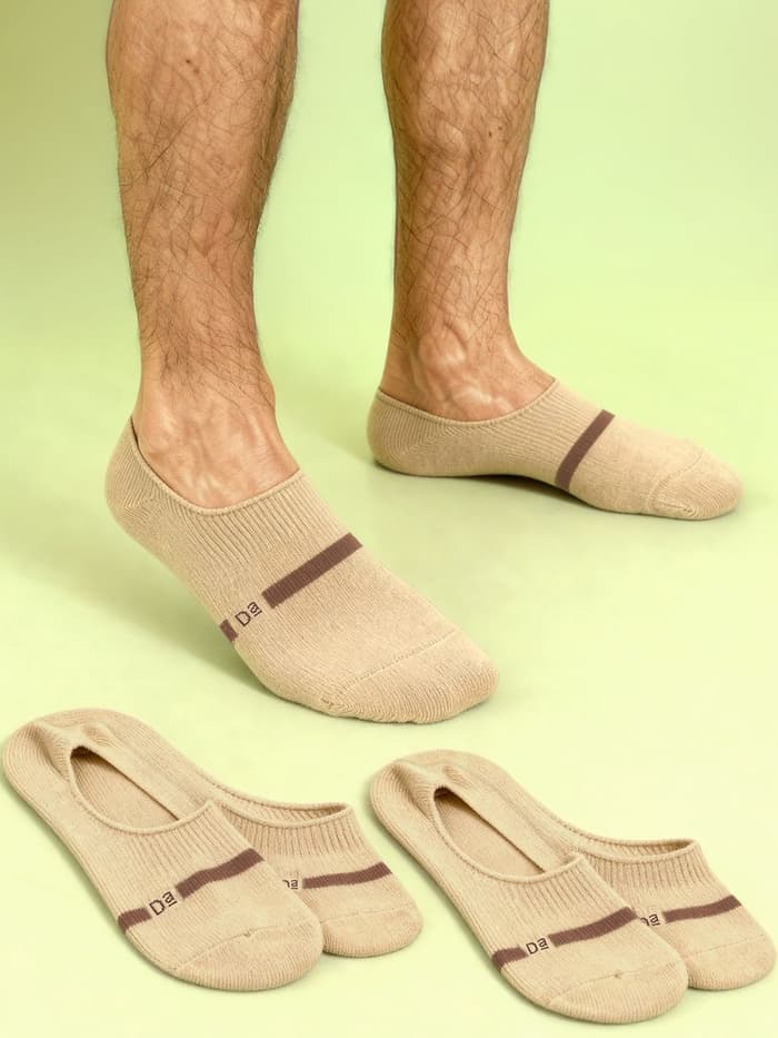 Aloe-Soft No Show Socks Bourbon Beige