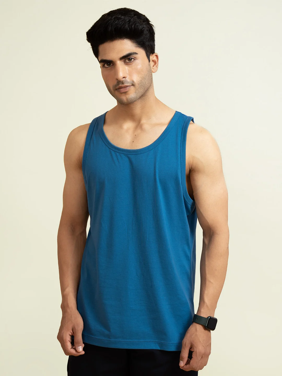 Fluid Casual Tank Tops Steel Blue