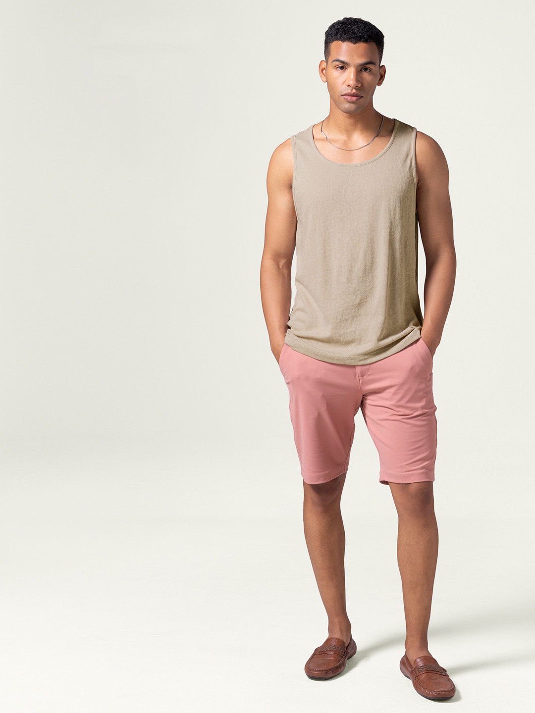 Statement Waffle Tank Top Vanilla Cream