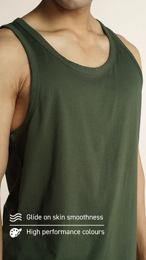 Fluid Casual Tank Tops Planet Green
