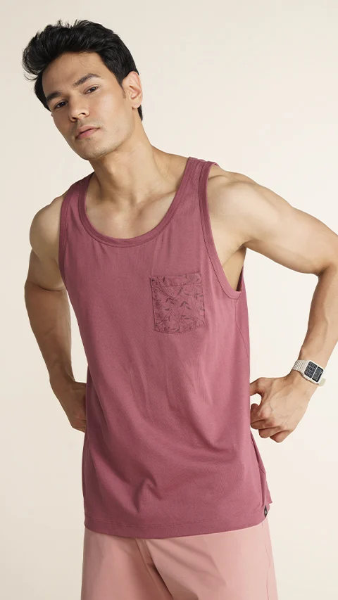 Fluid Casual Tank Tops Wild Red