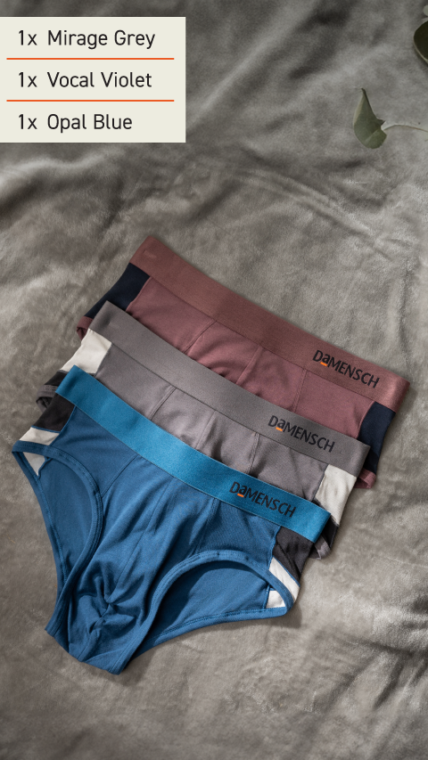 The Long Weekender 2- Deo-Soft Briefs (Pack of 3)