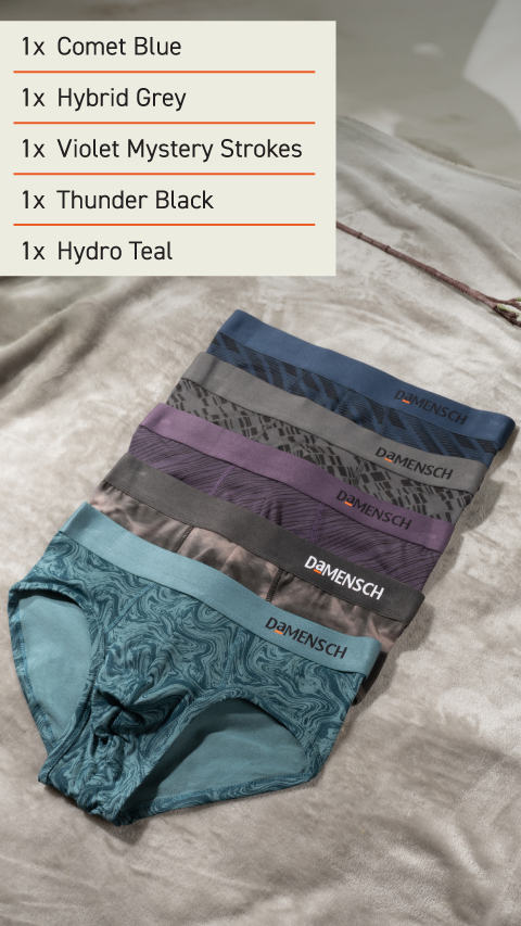 The Weekday Box-A Deo-Soft Briefs (Pack Of 5)