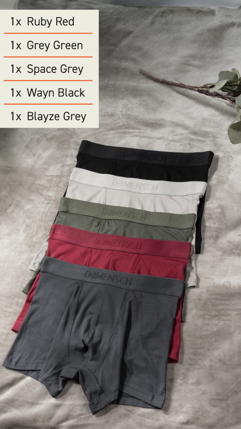 The Weekday Box-B Deo-Soft Trunks (Pack Of 5)