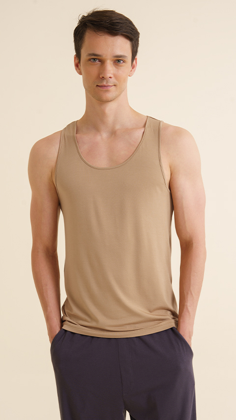 Men Weekend Bamboo Vest Box-B (Pack of 2) | DaMENSCH