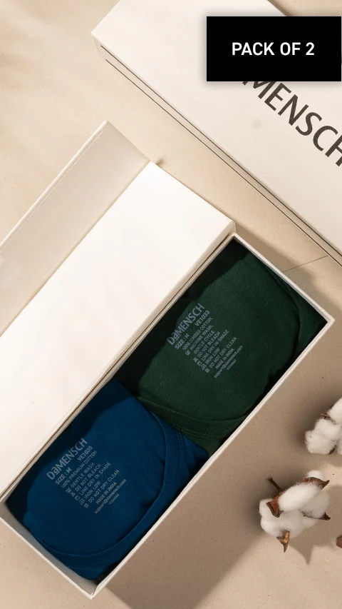 The Weekend Cotton Vest Box-C (Pack of 2)