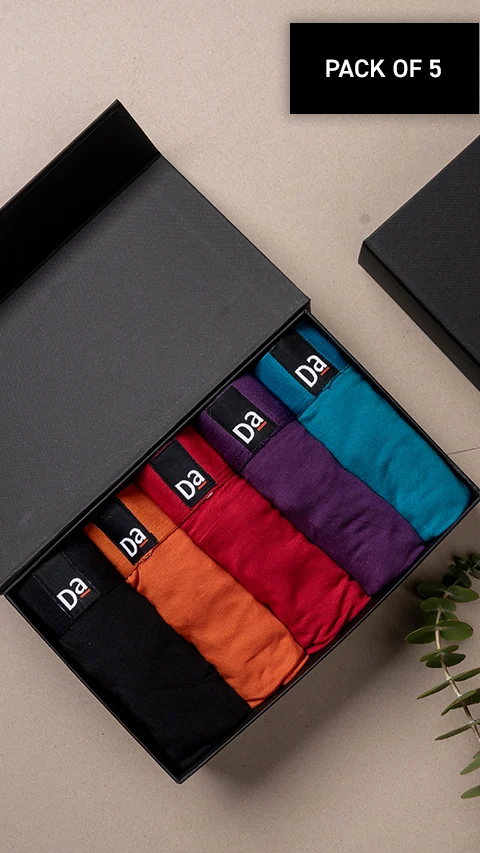 The Weekday Deo-Soft Trunks Box-C (Pack Of 5)
