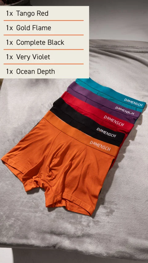 The Weekday Deo-Soft Trunks Box-C (Pack Of 5)