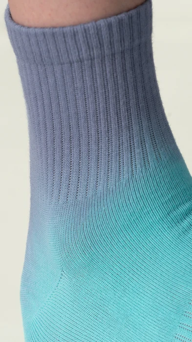 Statement Tie-Dye Above Ankle Socks- Sea Dreams