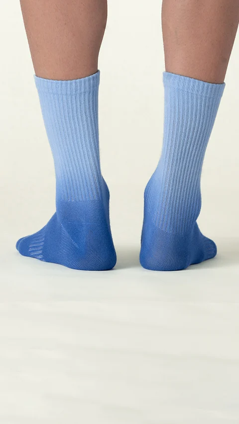 Statement Tie-Dye Calf Length Socks- Dark Waters