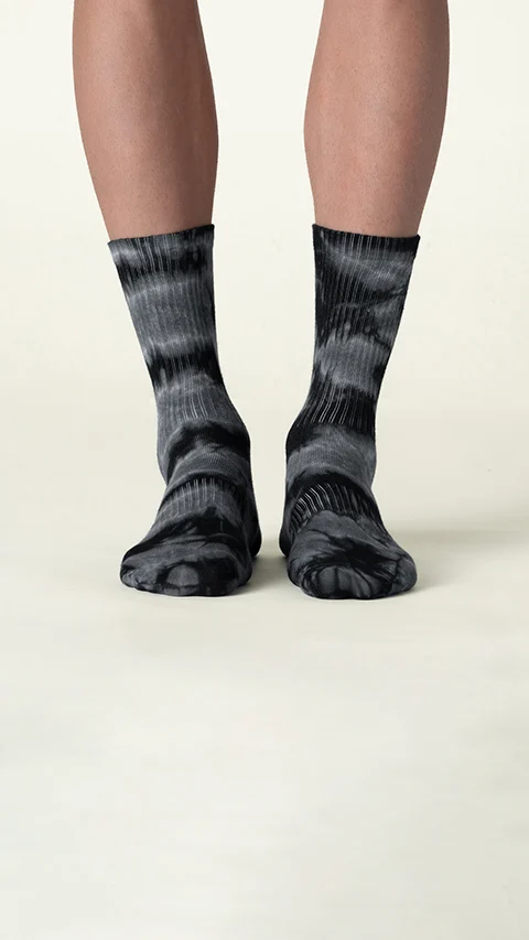 Statement Tie-Dye Calf Length Socks- Mystic Midnight