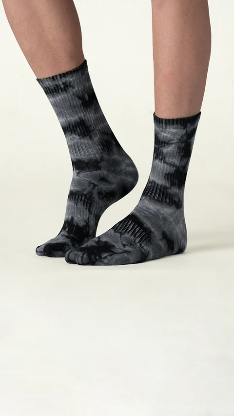 Statement Tie-Dye Calf Length Socks- Mystic Midnight