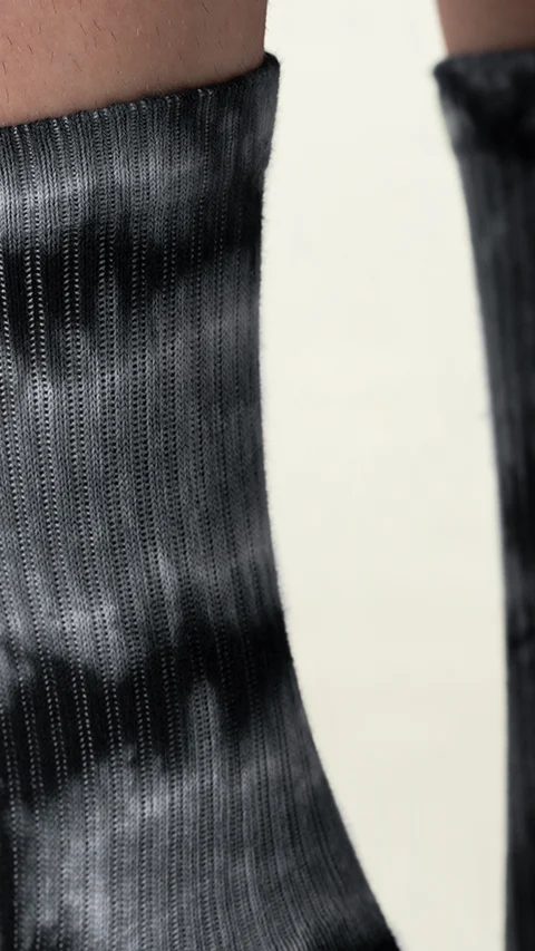 Statement Tie-Dye Calf Length Socks- Mystic Midnight