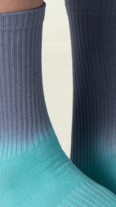 Statement Tie-Dye Calf Length Socks- Sea Dreams
