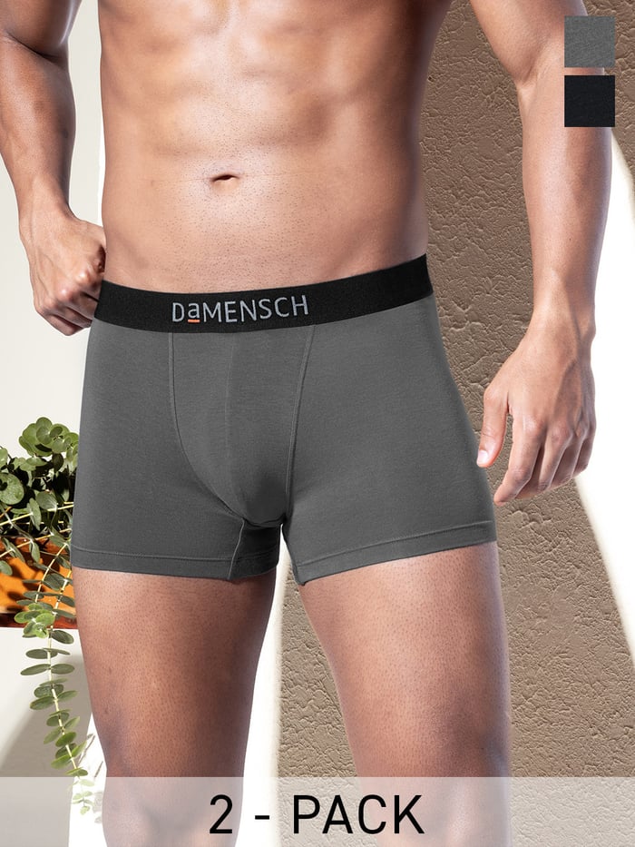 Value-Deal Deo-Soft Trunks Klintt Black, Wilsen Grey