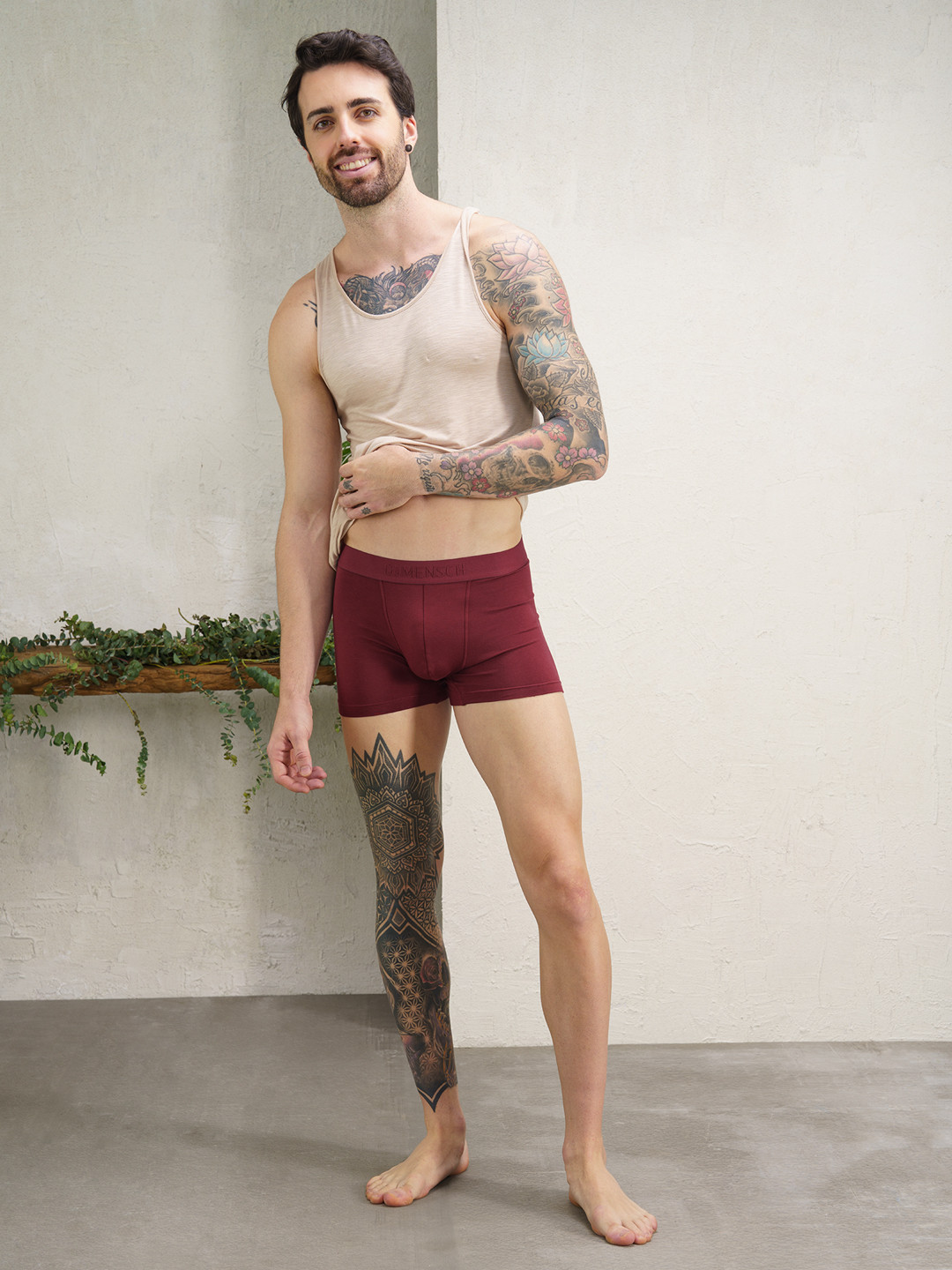 Deo-Soft Trunks Ruby Red
