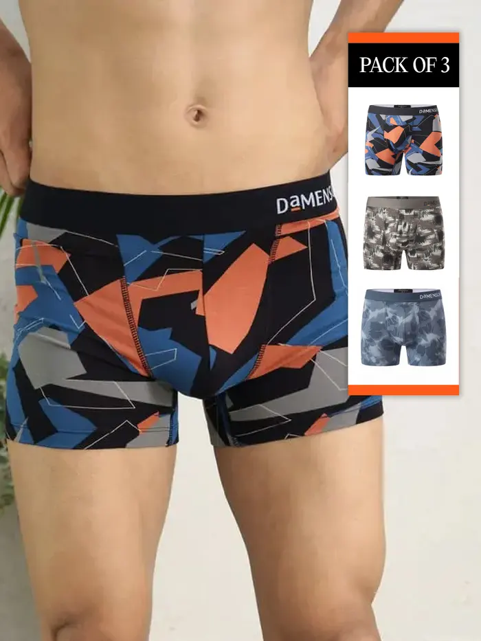 Deo-Soft Trunks Arctic Grey, Cloud Blue, Misty Blue
