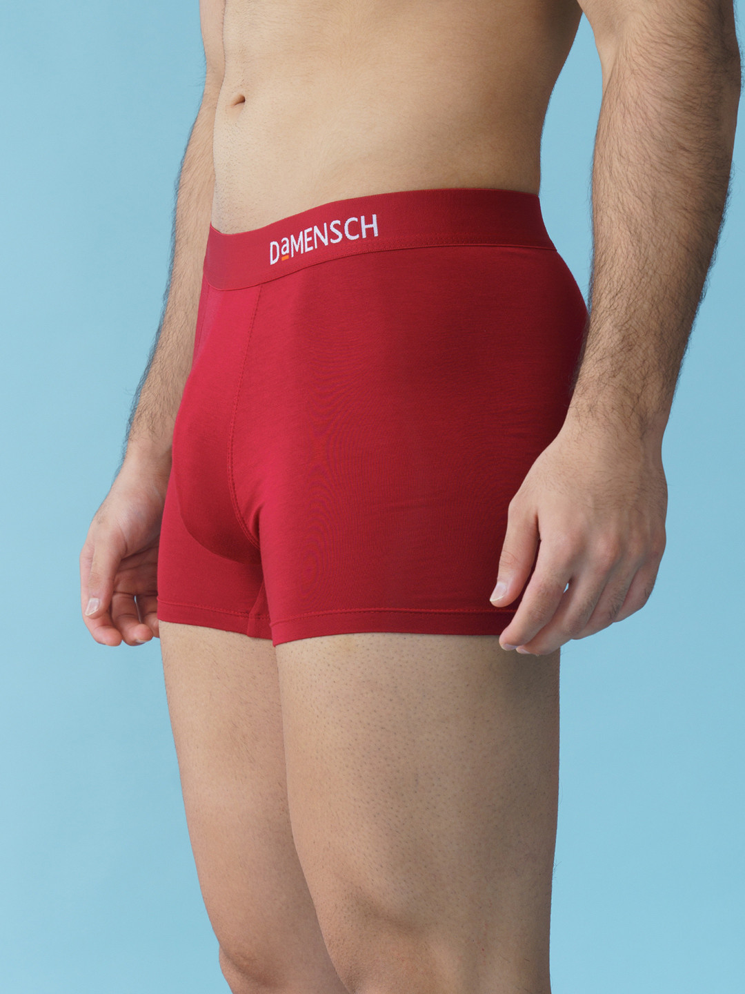 Deo-Soft Trunks Bold-Tango Red