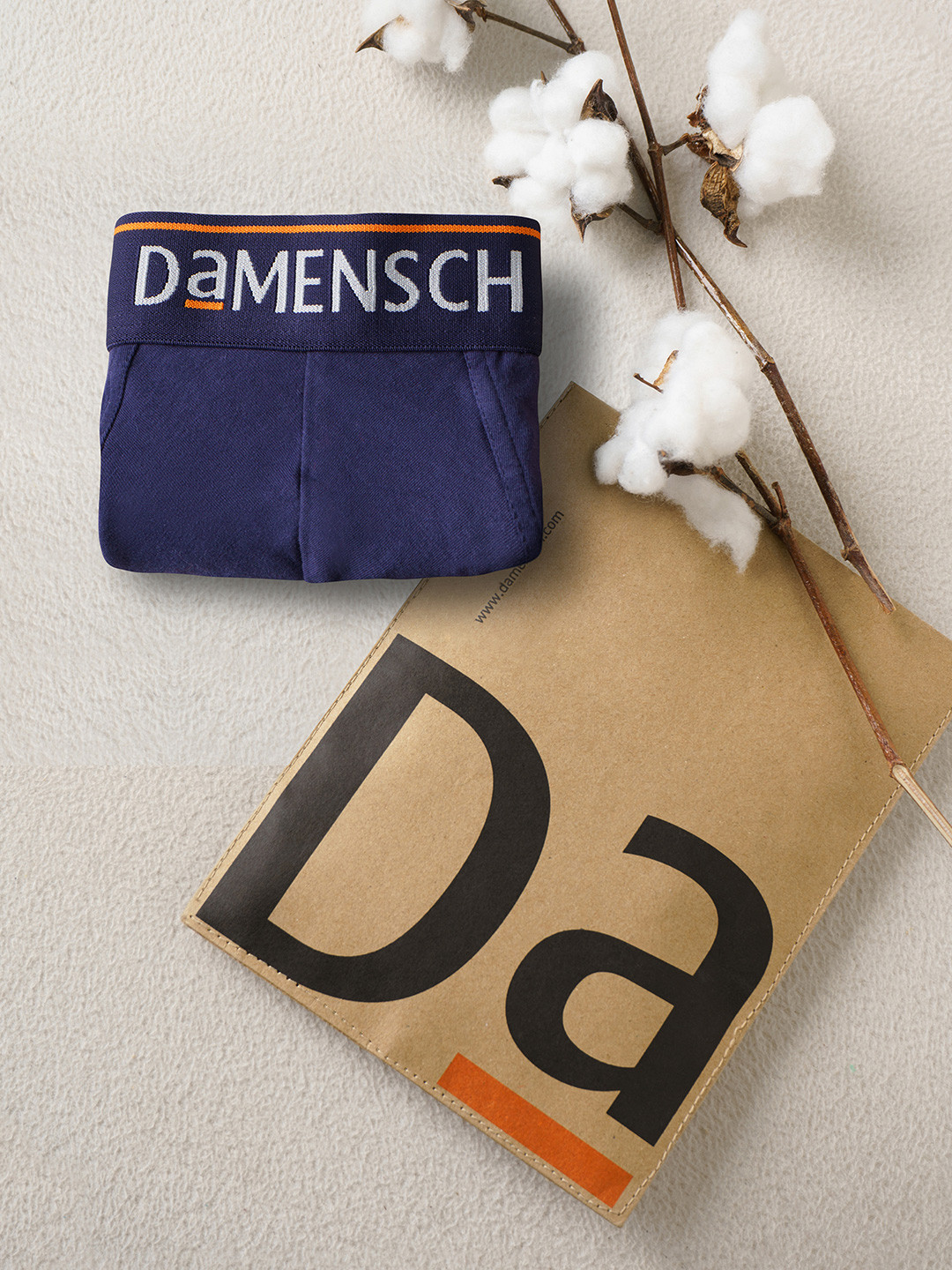 Deo-Cotton Trunk- New Navy