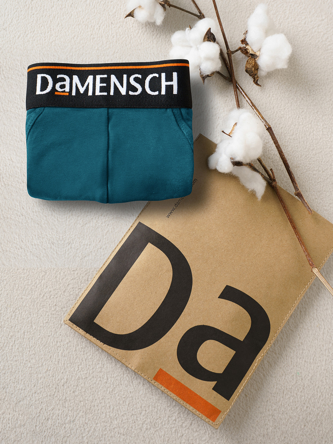 Deo-Cotton Trunk- Teal Trust