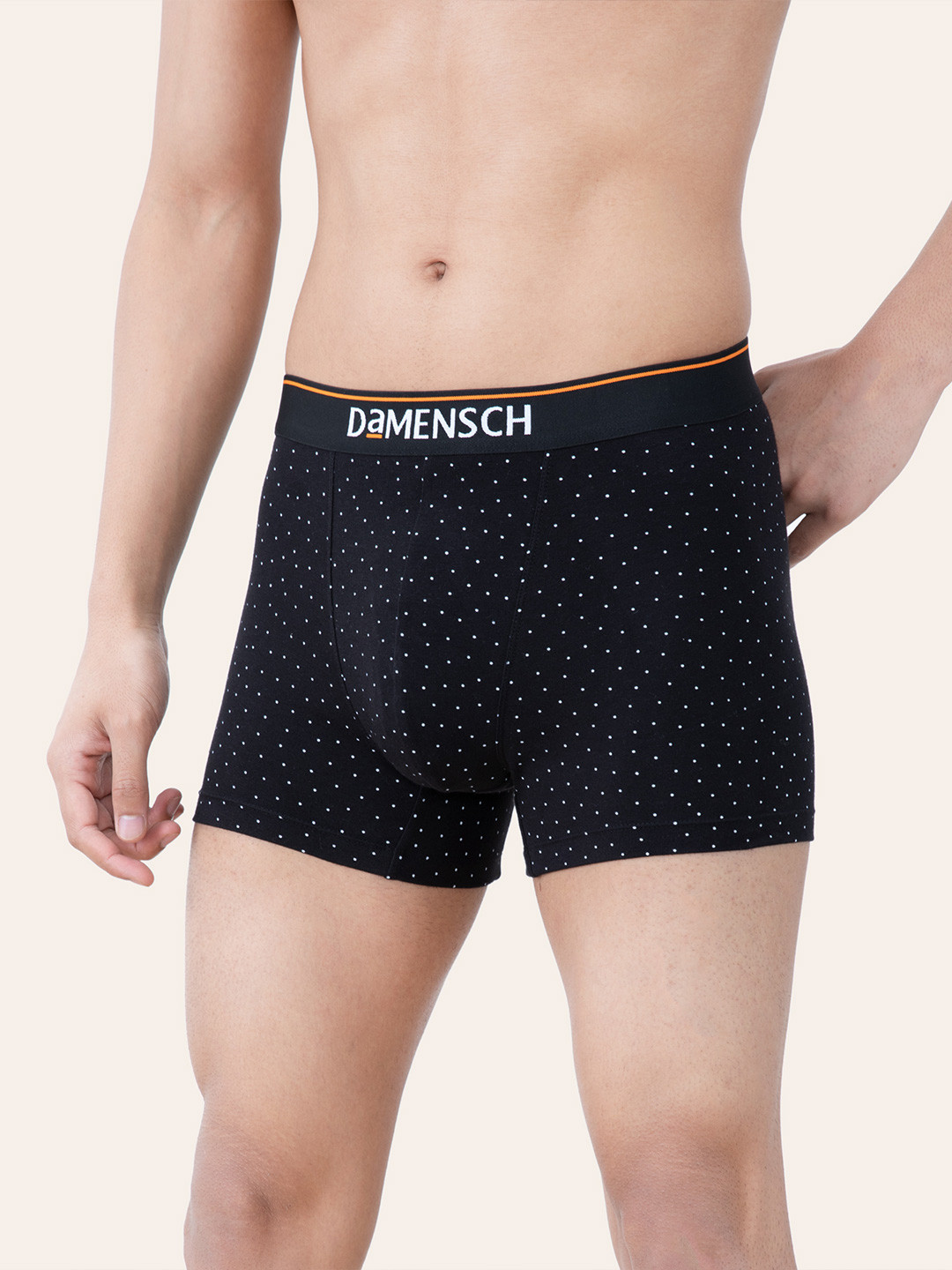 Deo-Cotton Trunk- Black Space Dot