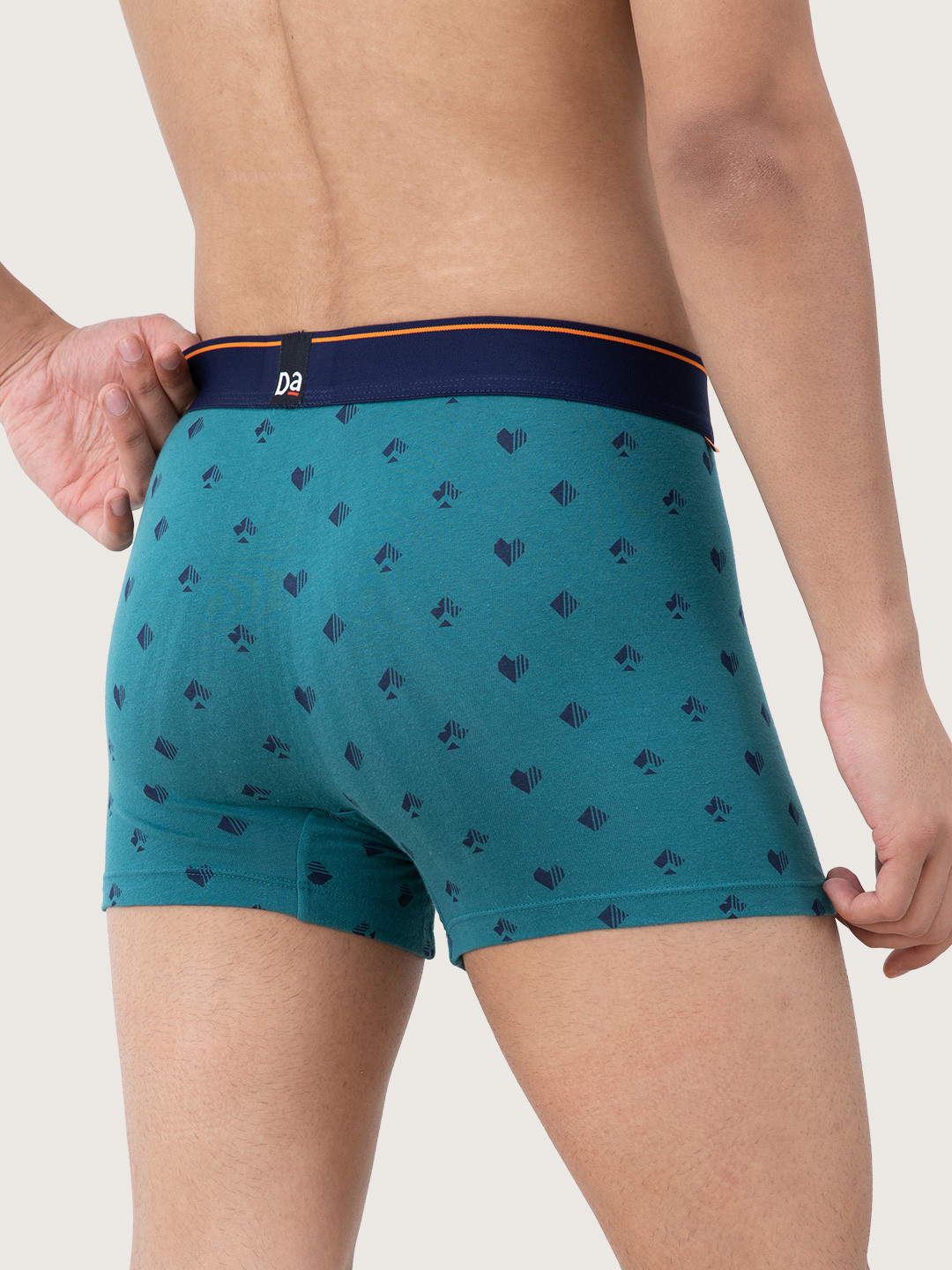 Deo-Cotton Trunk- Check & Mate Teal