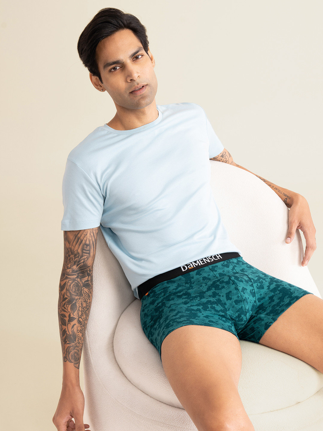 Deo-Cotton Trunk- Colonial Blue