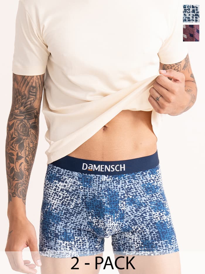 Value Deal Deo-Cotton Trunks- Soft Chambray, Tulipwood
