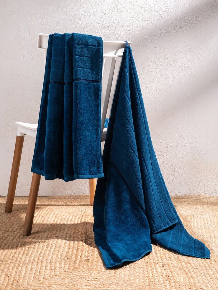 Better-Basic Bath Towels- Pack Of 2 (Nightfall Blue)