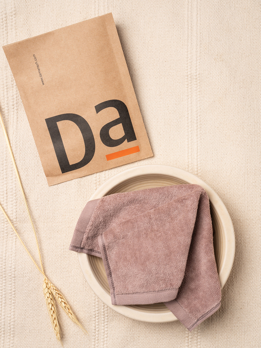 Better-Basic Face Towels- Pack Of 2 (Dusty Pink)