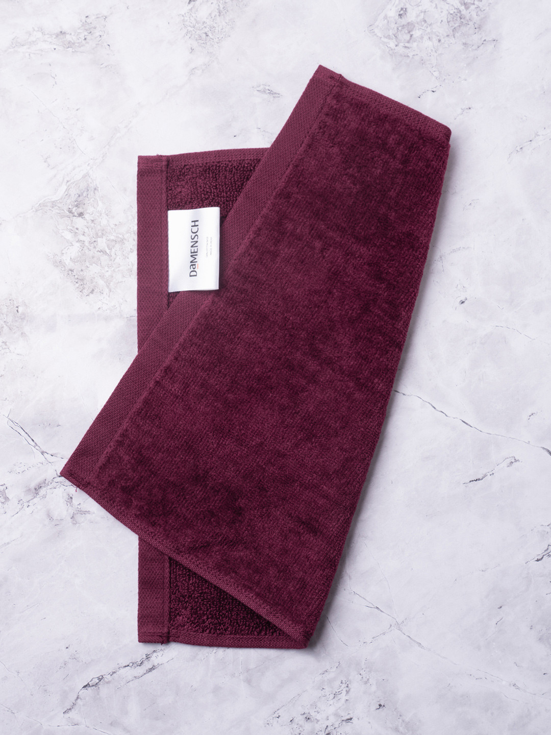 Better-Basic Face Towels- Pack Of 4 (Midday Maroon)