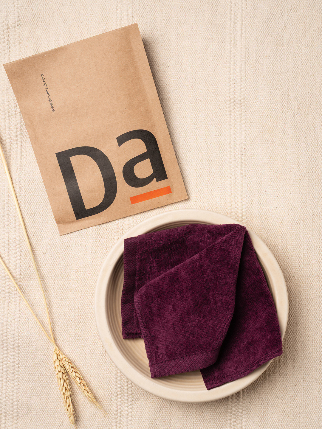 Better-Basic Face Towels- Pack Of 4 (Midday Maroon)
