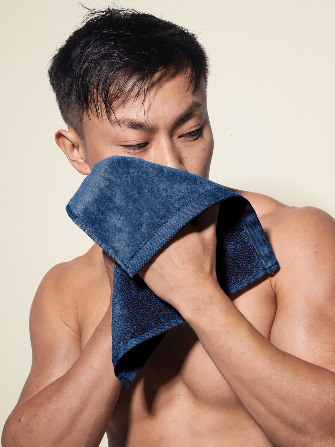 Better-Basic Face Towels- Pack Of 6 (Nightfall Blue)