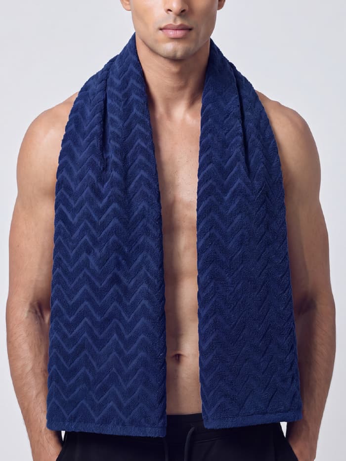 Travel Towel - Solid Cove Blue One Size