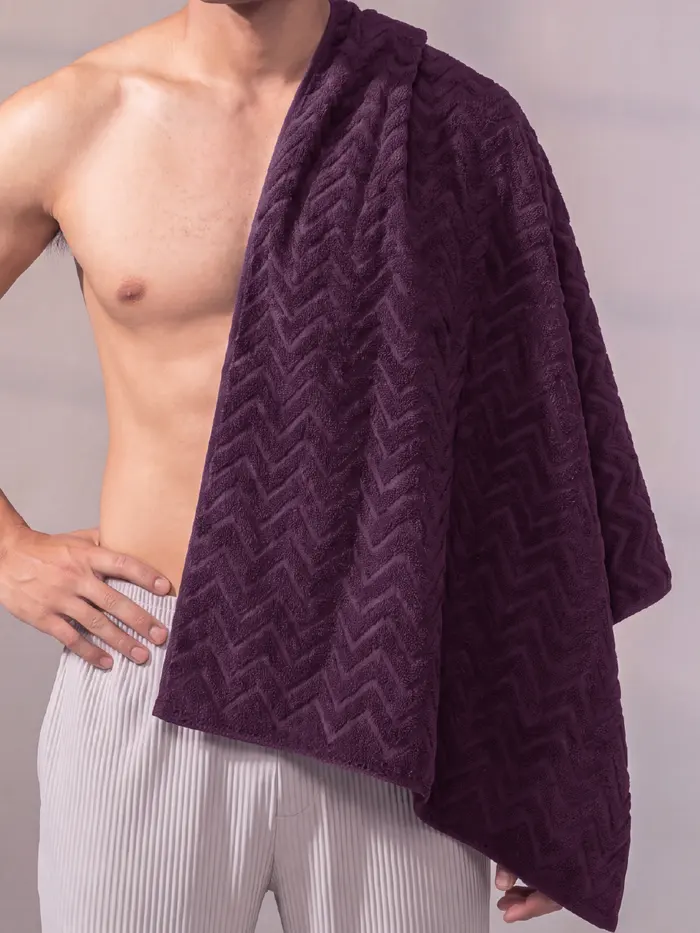 Travel Towel - Solid Red Wine One Size