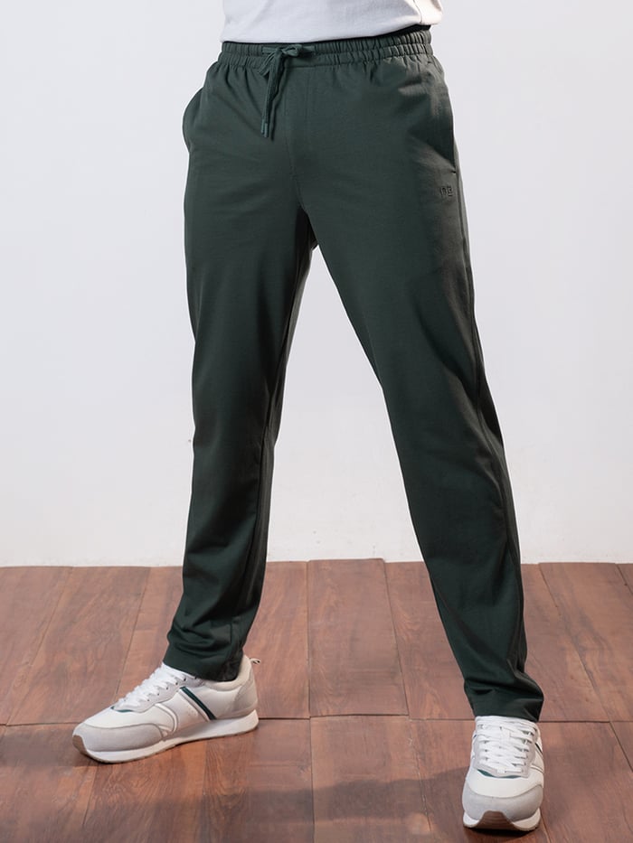 Statement Jersey Track Pant Grey Green