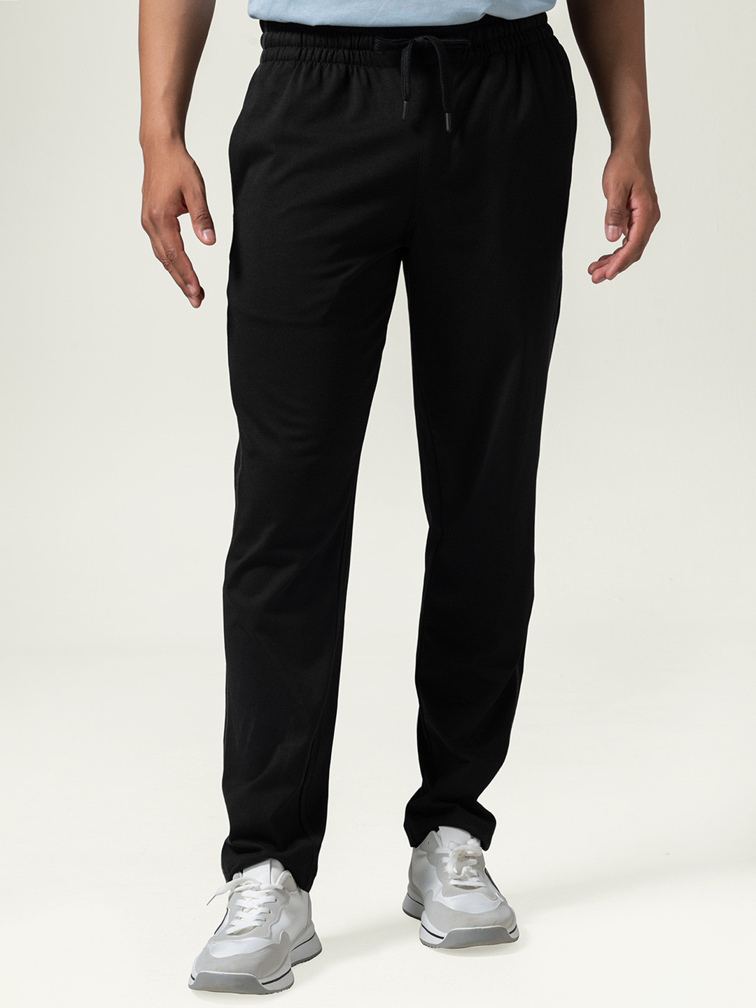 Statement Jersey Track Pant Jet Black