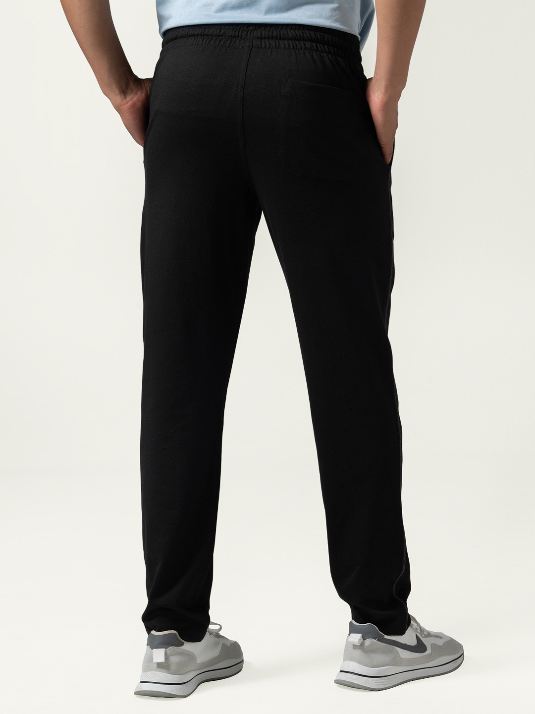 Statement Jersey Track Pant Jet Black