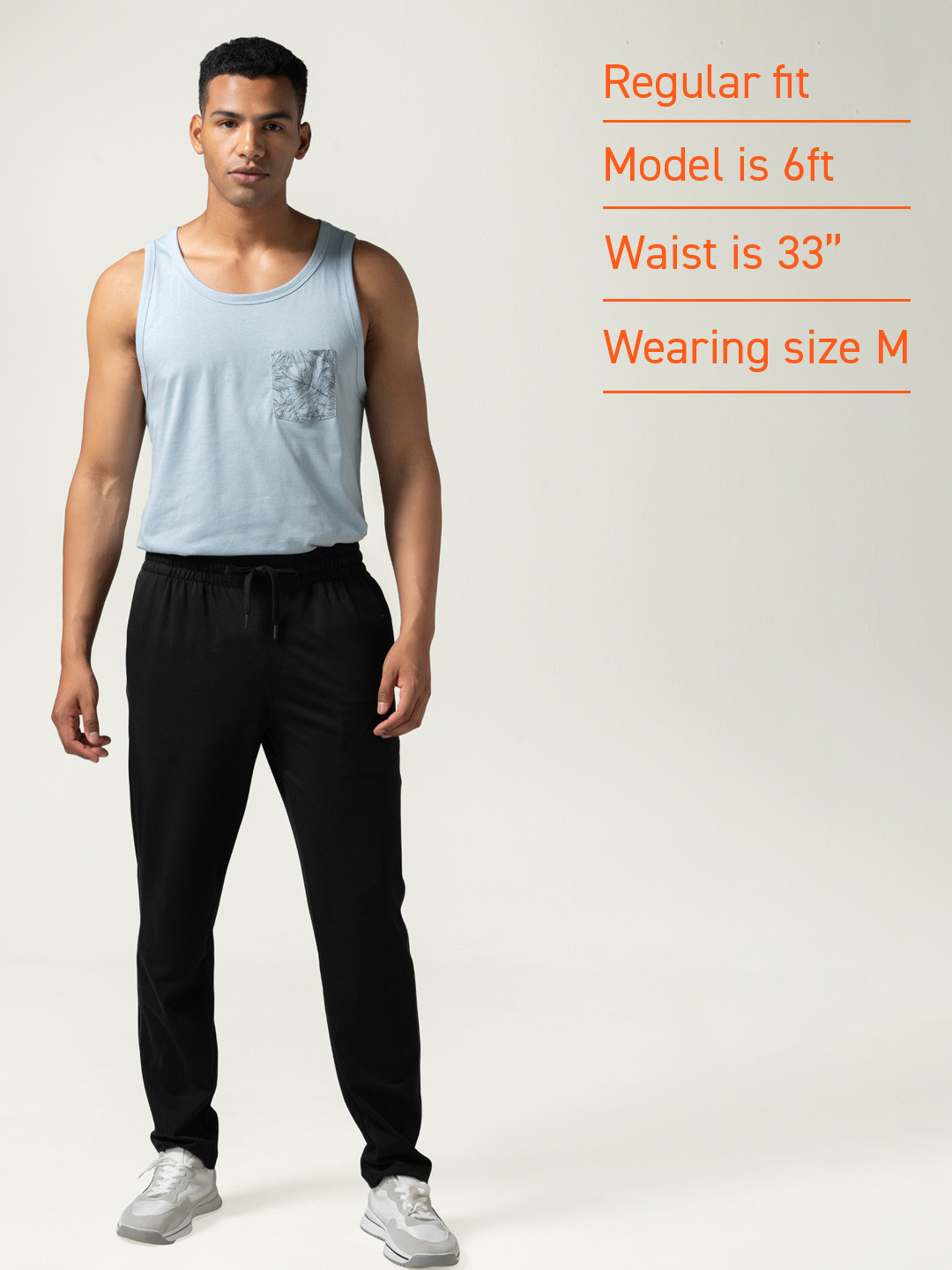 Statement Jersey Track Pant Jet Black