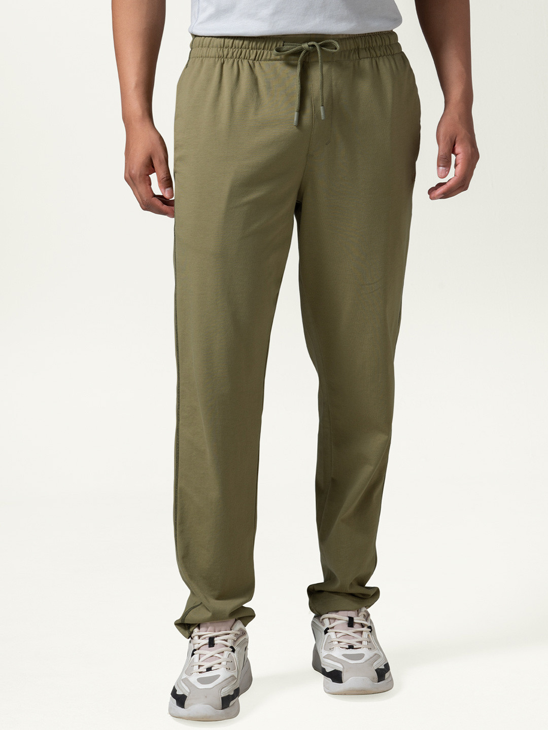 Statement Jersey Track Pant Moss Green