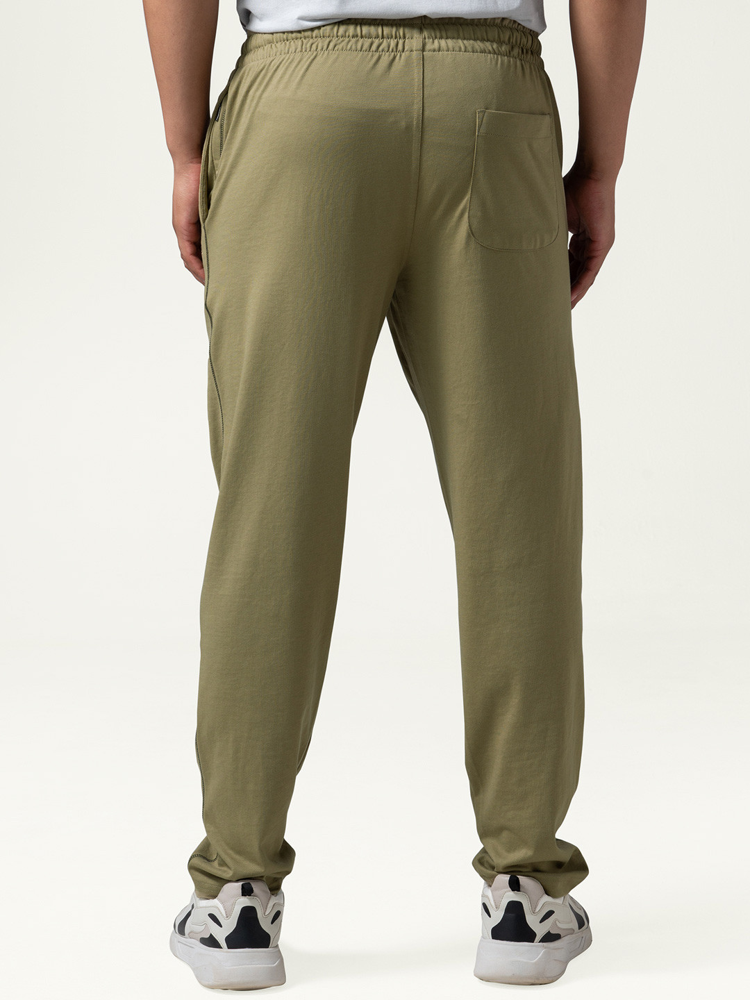 Statement Jersey Track Pant Moss Green
