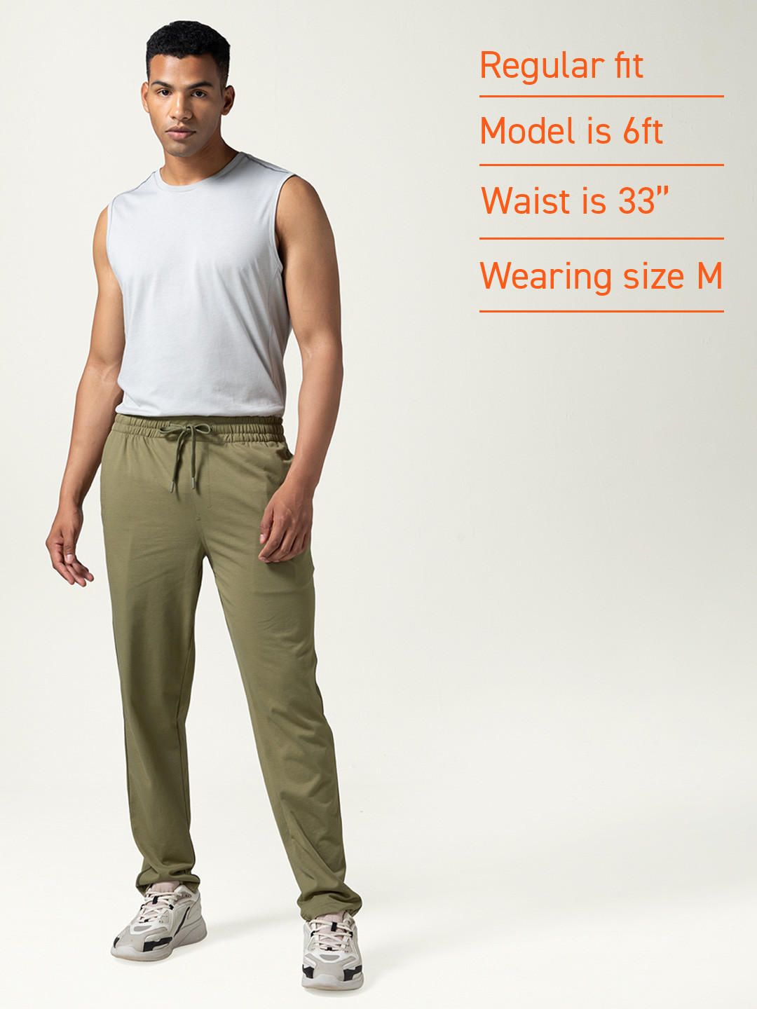 Statement Jersey Track Pant Moss Green