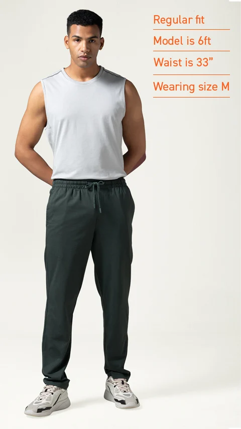 Statement Jersey Track Pant Grey Green