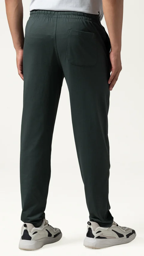 Statement Jersey Track Pant Grey Green