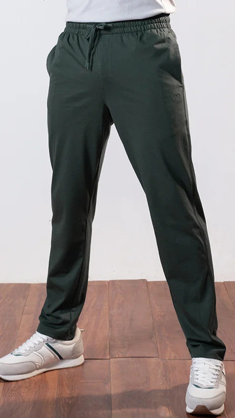 Statement Jersey Track Pant Grey Green