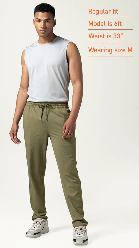 Statement Jersey Track Pant Moss Green